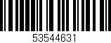 Código de barras (EAN, GTIN, SKU, ISBN): '53544631'