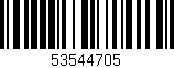 Código de barras (EAN, GTIN, SKU, ISBN): '53544705'