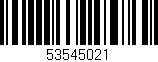 Código de barras (EAN, GTIN, SKU, ISBN): '53545021'