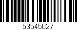 Código de barras (EAN, GTIN, SKU, ISBN): '53545027'