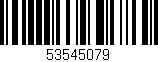 Código de barras (EAN, GTIN, SKU, ISBN): '53545079'