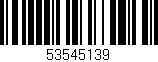 Código de barras (EAN, GTIN, SKU, ISBN): '53545139'