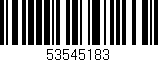 Código de barras (EAN, GTIN, SKU, ISBN): '53545183'