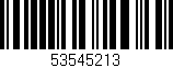 Código de barras (EAN, GTIN, SKU, ISBN): '53545213'