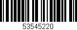 Código de barras (EAN, GTIN, SKU, ISBN): '53545220'
