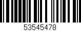 Código de barras (EAN, GTIN, SKU, ISBN): '53545478'