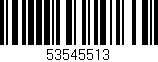 Código de barras (EAN, GTIN, SKU, ISBN): '53545513'