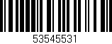 Código de barras (EAN, GTIN, SKU, ISBN): '53545531'
