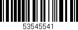 Código de barras (EAN, GTIN, SKU, ISBN): '53545541'