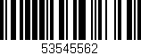 Código de barras (EAN, GTIN, SKU, ISBN): '53545562'