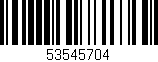 Código de barras (EAN, GTIN, SKU, ISBN): '53545704'