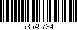 Código de barras (EAN, GTIN, SKU, ISBN): '53545734'