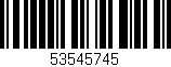 Código de barras (EAN, GTIN, SKU, ISBN): '53545745'