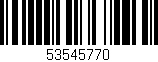 Código de barras (EAN, GTIN, SKU, ISBN): '53545770'