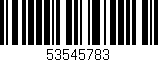 Código de barras (EAN, GTIN, SKU, ISBN): '53545783'