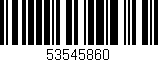 Código de barras (EAN, GTIN, SKU, ISBN): '53545860'