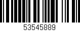 Código de barras (EAN, GTIN, SKU, ISBN): '53545889'