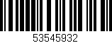 Código de barras (EAN, GTIN, SKU, ISBN): '53545932'