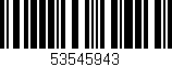 Código de barras (EAN, GTIN, SKU, ISBN): '53545943'