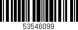 Código de barras (EAN, GTIN, SKU, ISBN): '53546099'
