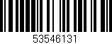 Código de barras (EAN, GTIN, SKU, ISBN): '53546131'