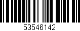Código de barras (EAN, GTIN, SKU, ISBN): '53546142'
