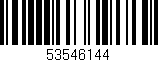Código de barras (EAN, GTIN, SKU, ISBN): '53546144'