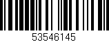 Código de barras (EAN, GTIN, SKU, ISBN): '53546145'