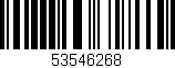 Código de barras (EAN, GTIN, SKU, ISBN): '53546268'