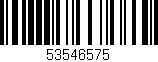 Código de barras (EAN, GTIN, SKU, ISBN): '53546575'