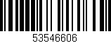Código de barras (EAN, GTIN, SKU, ISBN): '53546606'