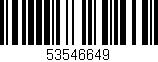 Código de barras (EAN, GTIN, SKU, ISBN): '53546649'