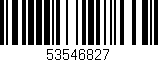 Código de barras (EAN, GTIN, SKU, ISBN): '53546827'