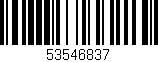 Código de barras (EAN, GTIN, SKU, ISBN): '53546837'