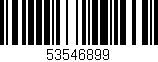 Código de barras (EAN, GTIN, SKU, ISBN): '53546899'