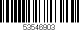 Código de barras (EAN, GTIN, SKU, ISBN): '53546903'