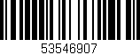 Código de barras (EAN, GTIN, SKU, ISBN): '53546907'
