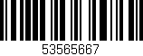 Código de barras (EAN, GTIN, SKU, ISBN): '53565667'
