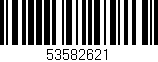 Código de barras (EAN, GTIN, SKU, ISBN): '53582621'