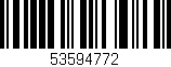 Código de barras (EAN, GTIN, SKU, ISBN): '53594772'
