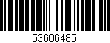 Código de barras (EAN, GTIN, SKU, ISBN): '53606485'