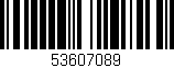 Código de barras (EAN, GTIN, SKU, ISBN): '53607089'