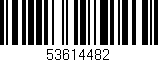 Código de barras (EAN, GTIN, SKU, ISBN): '53614482'