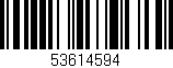 Código de barras (EAN, GTIN, SKU, ISBN): '53614594'