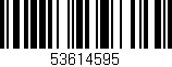 Código de barras (EAN, GTIN, SKU, ISBN): '53614595'