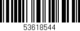 Código de barras (EAN, GTIN, SKU, ISBN): '53618544'
