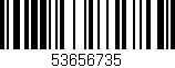 Código de barras (EAN, GTIN, SKU, ISBN): '53656735'