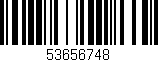 Código de barras (EAN, GTIN, SKU, ISBN): '53656748'