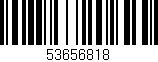 Código de barras (EAN, GTIN, SKU, ISBN): '53656818'