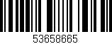 Código de barras (EAN, GTIN, SKU, ISBN): '53658665'